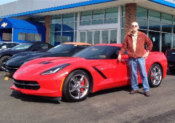 red 2014 Corvette