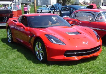 red 2014 Corvette