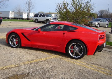 red 2014 Corvette