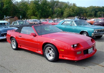 convertible camaro 1991 rs