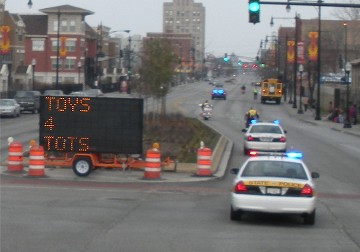 2012 Toys for Tots parade in Chicago