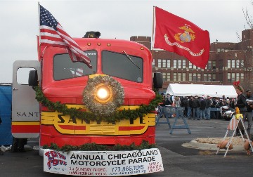 2012 Toys for Tots parade in Chicago