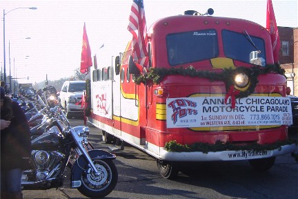 2015 Toys for Tots parade in Chicago