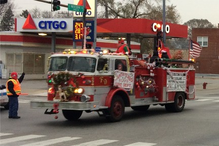 2016 Toys for Tots parade in Chicago