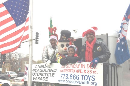 Toys for Tots parade in Chicago 2016