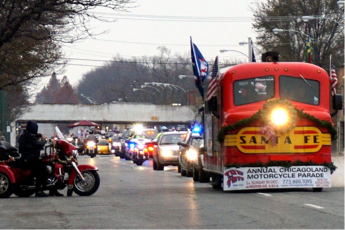 Toys For Tots Motorcycle Parade In