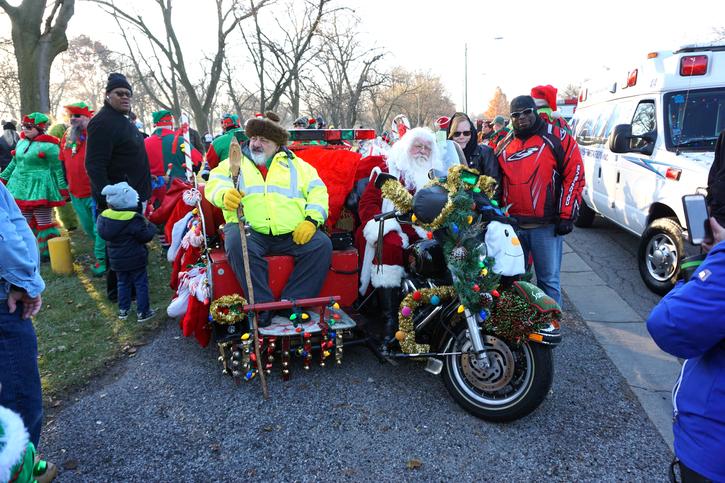 Toys For Tots Motorcycle Parade In