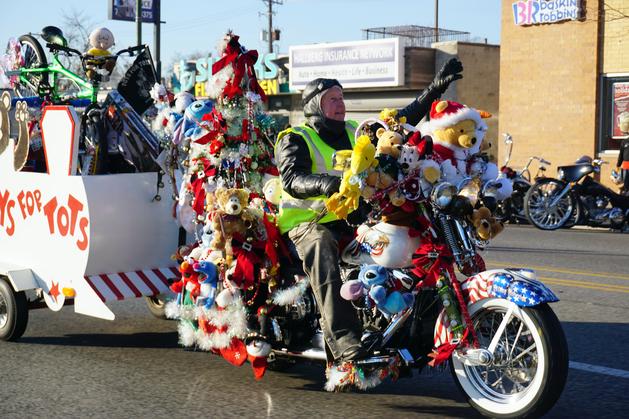 Toys For Tots Motorcycle Parade In