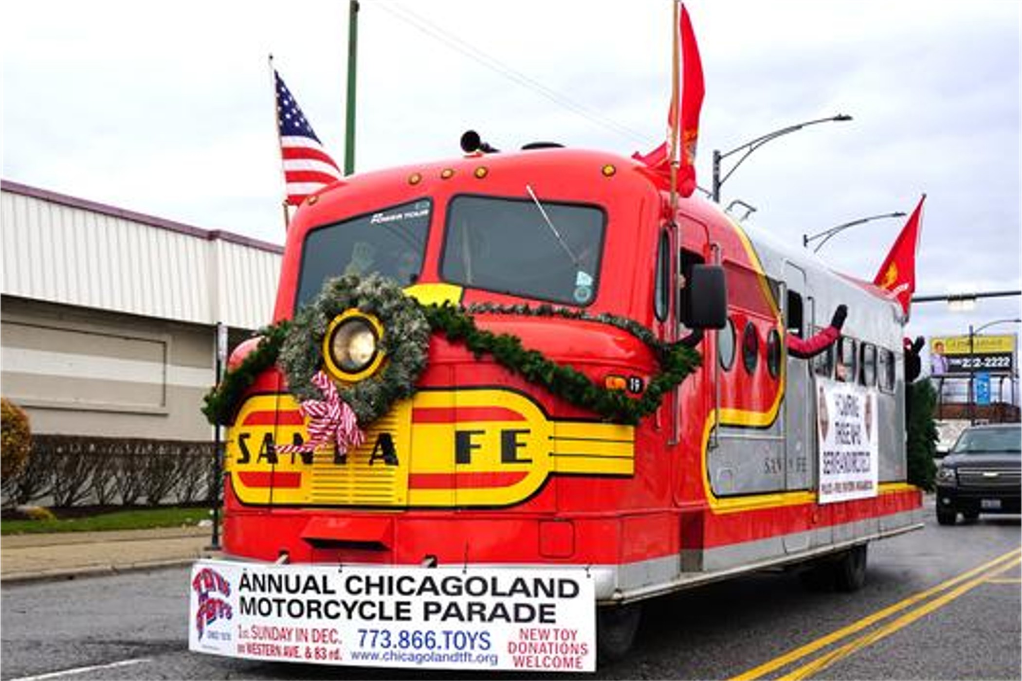 Toys For Tots Motorcycle Parade In