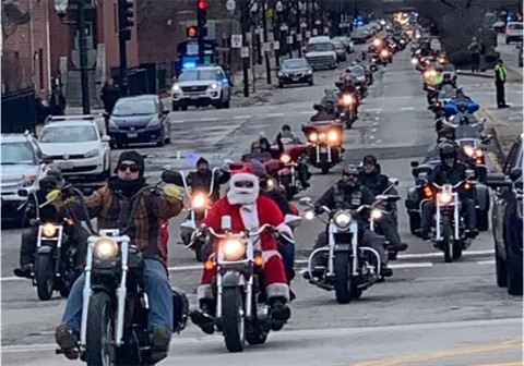 2019 Toys for Tots parade in Chicago