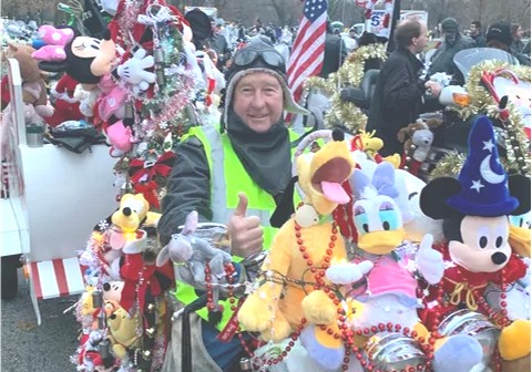 2019 Toys for Tots parade in Chicago