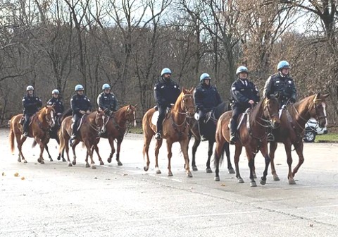 2019 Toys for Tots parade in Chicago